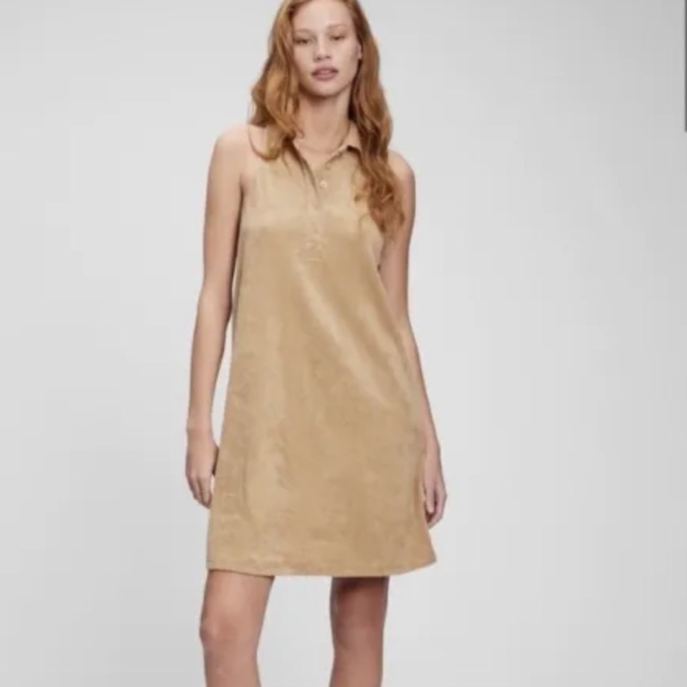 GAP Towel Terry Halter Polo Dress